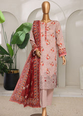 Meenakari By HZ Textiles Shamray Cotton 3 Piece Unstitched Suit HZ25ME MSC-907