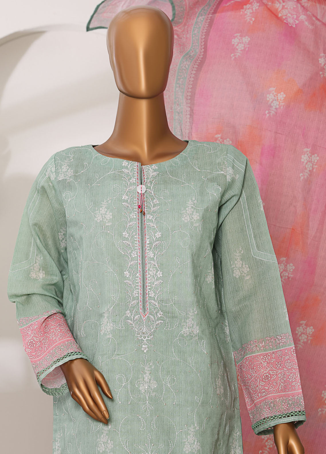 Meenakari By HZ Textiles Shamray Cotton 3 Piece Unstitched Suit HZ25ME MSC-909 Meenakari By HZ Textiles Shamray Cotton 3 Piece Unstitched Suit HZ25ME MSC-909