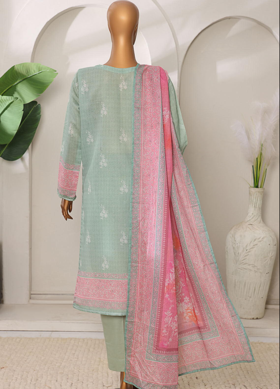 Meenakari By HZ Textiles Shamray Cotton 3 Piece Unstitched Suit HZ25ME MSC-909 Meenakari By HZ Textiles Shamray Cotton 3 Piece Unstitched Suit HZ25ME MSC-909