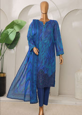 Meenakari By HZ Textiles Shamray Cotton 3 Piece Unstitched Suit HZ25ME MSC-910