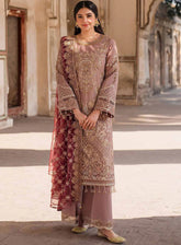 Meeras By Imrozia Embroidered Organza 3 Piece Unstitched Suit IM25MLE D-I-220 ZOHRA