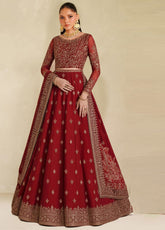 Meesa By Zarif Luxur Formals Embroidered Chiffon 3 Piece Unstitched Suit ZF25MLF D-07 SUMRAH