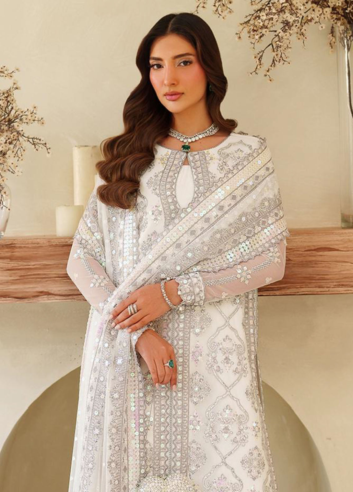 Meesa By Zarif Luxur Formals Embroidered Net 3 Piece Unstitched Suit ZF25MLF D-01 MEEHAR Meesa By Zarif Luxur Formals Embroidered Net 3 Piece Unstitched Suit ZF25MLF D-01 MEEHAR