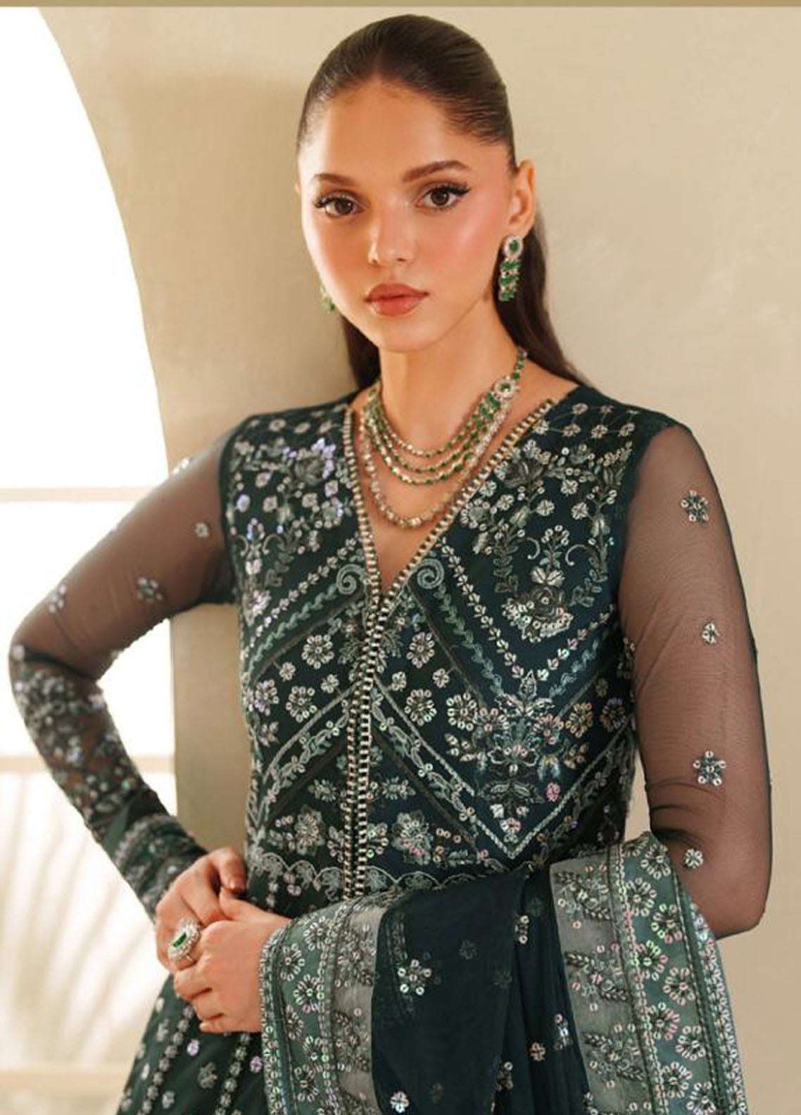 Meesa By Zarif Luxur Formals Embroidered Net 3 Piece Unstitched Suit ZF25MLF D-02 RIMUL Meesa By Zarif Luxur Formals Embroidered Net 3 Piece Unstitched Suit ZF25MLF D-02 RIMUL