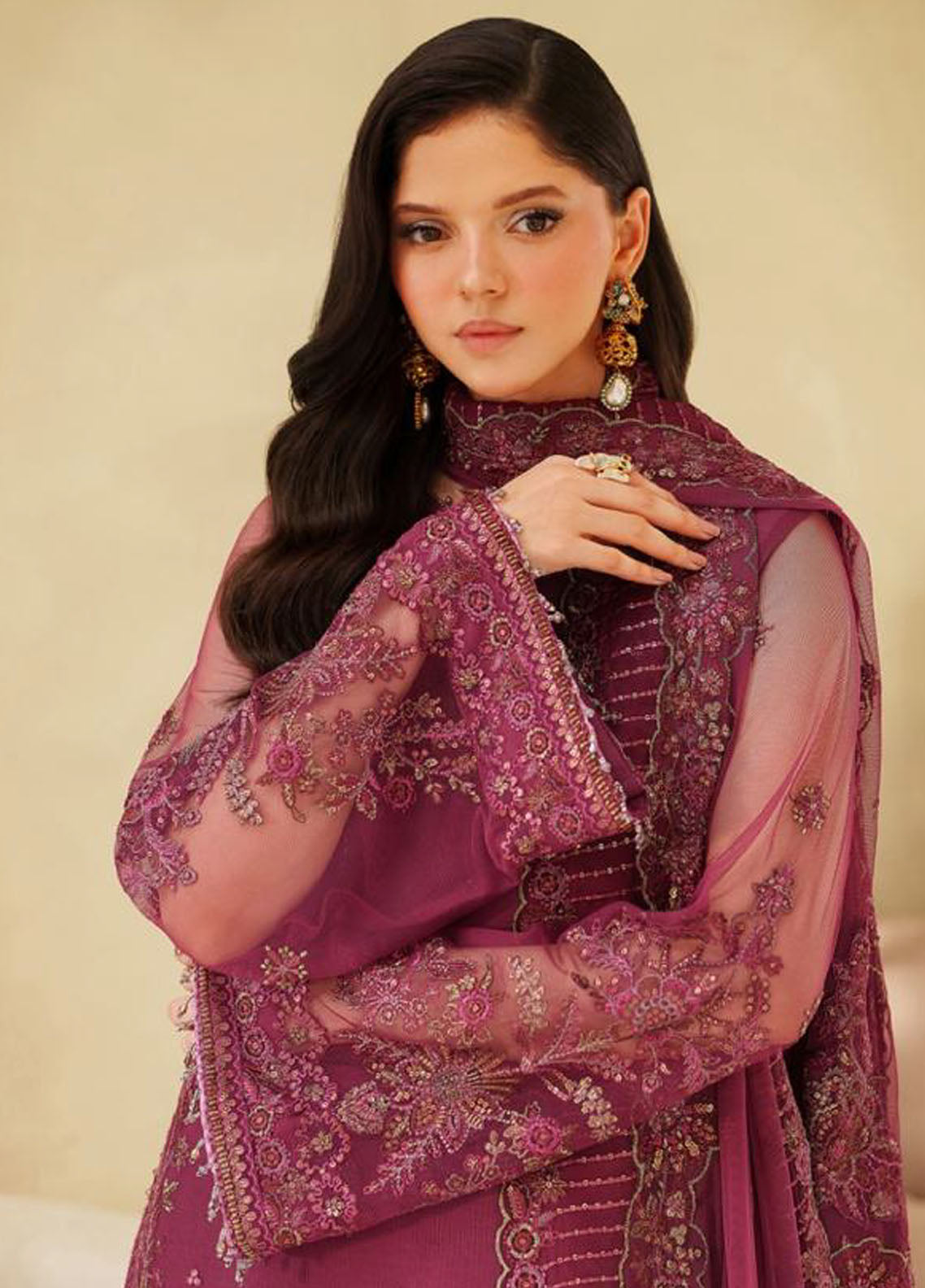 Meesa By Zarif Luxur Formals Embroidered Net 3 Piece Unstitched Suit ZF25MLF D-03 ORILA Meesa By Zarif Luxur Formals Embroidered Net 3 Piece Unstitched Suit ZF25MLF D-03 ORILA