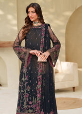 Meesa By Zarif Luxur Formals Embroidered Net 3 Piece Unstitched Suit ZF25MLF D-05 JEMIHA
