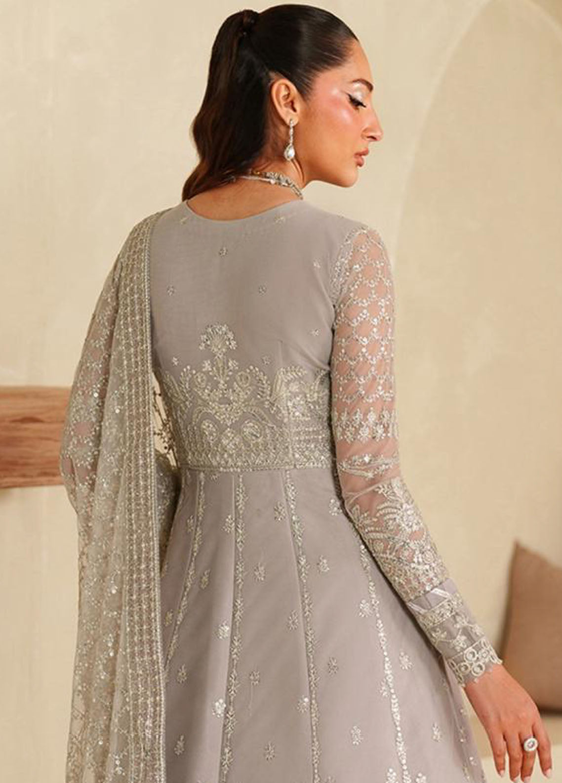 Meesa By Zarif Luxur Formals Embroidered Net 3 Piece Unstitched Suit ZF25MLF D-06 LEMHA Meesa By Zarif Luxur Formals Embroidered Net 3 Piece Unstitched Suit ZF25MLF D-06 LEMHA