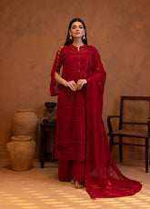 Mehar By Shamooz Embroidered Chiffon 3 Piece Unstitched Suit SZ24F GHAZAL SU-118