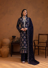 Mehar By Shamooz Embroidered Chiffon 3 Piece Unstitched Suit SZ24F SUMBUL SU-116