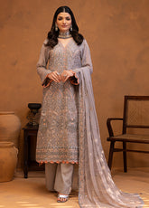 Mehar By Shamooz Embroidered Chiffon 3 Piece Unstitched Suit SZ24F VALIA SU-115