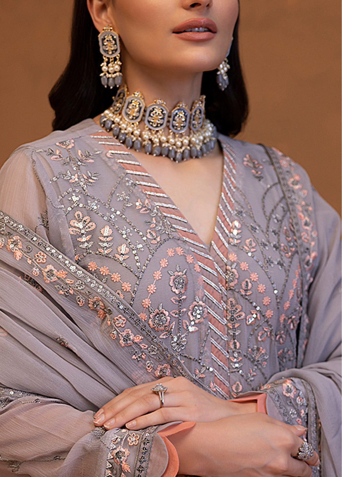 Mehar By Shamooz Embroidered Chiffon 3 Piece Unstitched Suit SZ24F VALIA SU-115 Mehar By Shamooz Embroidered Chiffon 3 Piece Unstitched Suit SZ24F VALIA SU-115