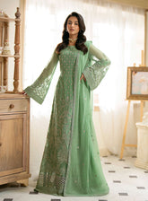 Meharbano By Kuch Khas Embroidered Chiffon 3 Piece Unstitched Suit FL24MV16 K-1603 LUCIA