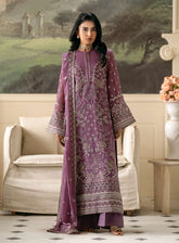 Meharbano By Kuch Khas Embroidered Chiffon 3 Piece Unstitched Suit FL24MV16 K-1604 LIARA