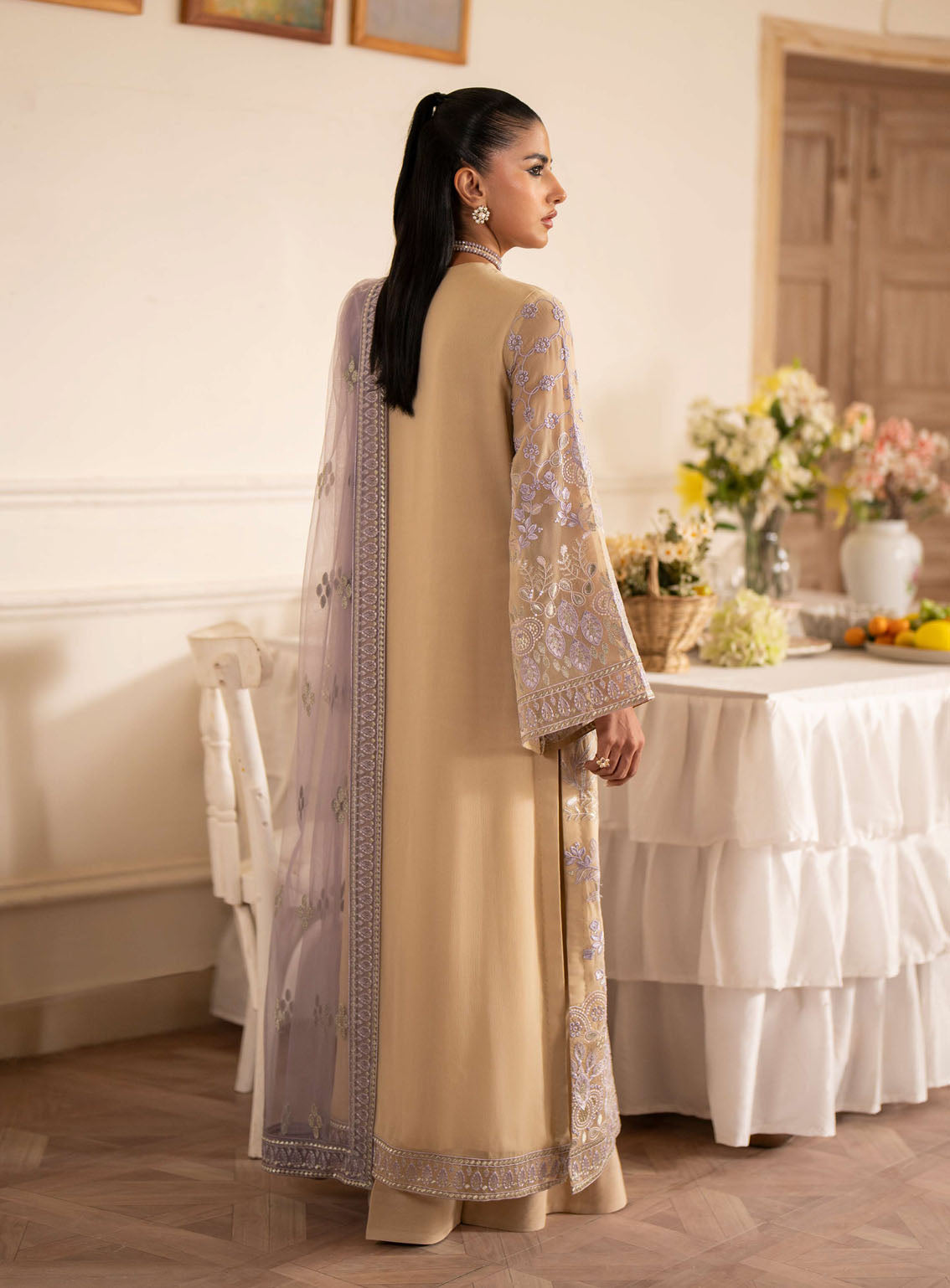 Meharbano By Kuch Khas Embroidered Chiffon 3 Piece Unstitched Suit FL24MV16 K-1606 ILANA Meharbano By Kuch Khas Embroidered Chiffon 3 Piece Unstitched Suit FL24MV16 K-1606 ILANA