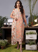 Mehr By Sahane Embroidered Lawn 3 Piece Unstitched Suit SNE24M CT-9001 CELESTIAL CHARM