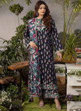 Mehr By Sahane Embroidered Lawn 3 Piece Unstitched Suit SNE24M CT-9006 REGAL GLOW