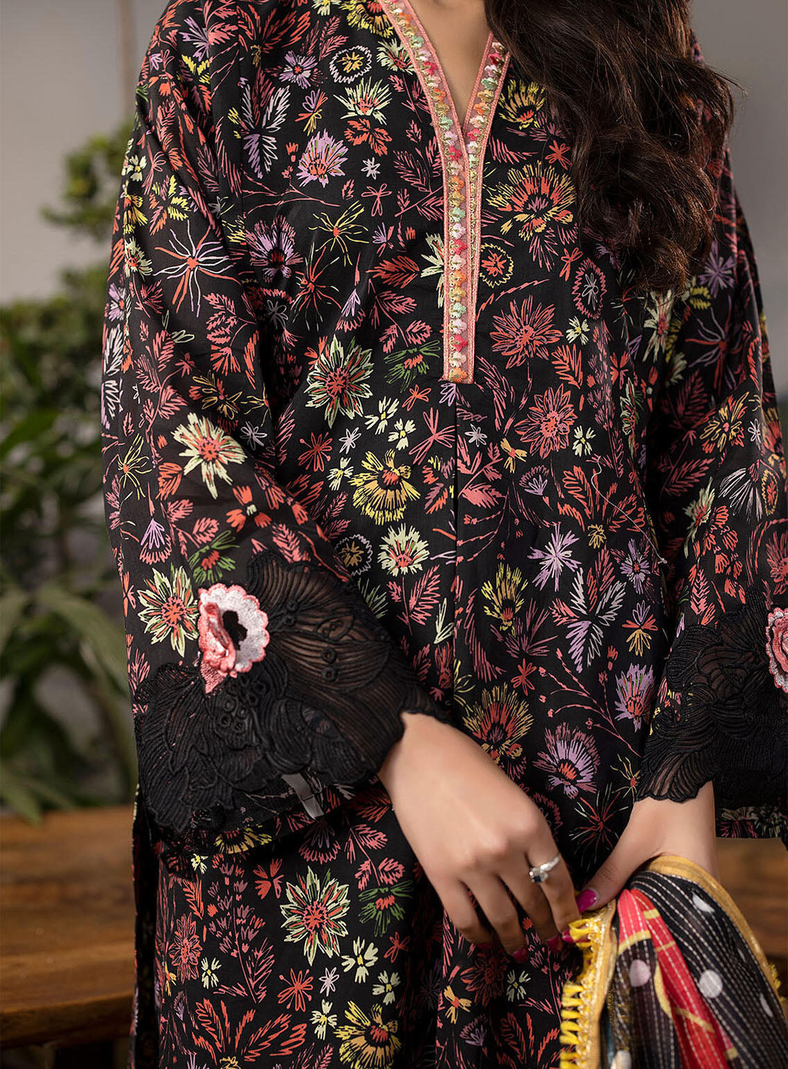 Mehr By Sahane Embroidered Lawn 3 Piece Unstitched Suit SNE24M CT-9008 MIDNIGHT PRISM Mehr By Sahane Embroidered Lawn 3 Piece Unstitched Suit SNE24M CT-9008 MIDNIGHT PRISM