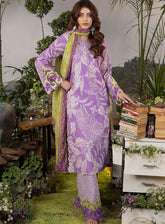 Mehr By Sahane Embroidered Lawn 3 Piece Unstitched Suit SNE24M CT-9011 LUMINOUS AURA