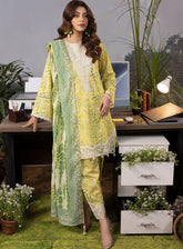 Mehr By Sahane Embroidered Lawn 3 Piece Unstitched Suit SNE24M CT-9012 RADIANT ESSENCE