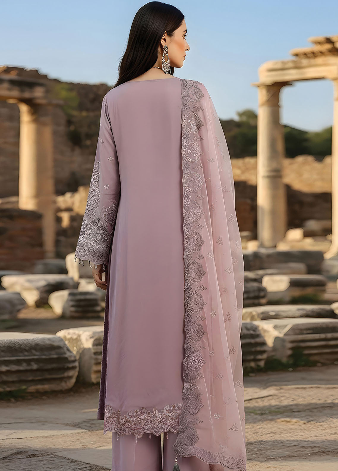 Mehr-E-Mah By Imrozia Premium Embroidered Chiffon 3 Piece Unstitched Suit IM25MMFI D-I-239 AYLUNA Mehr-E-Mah By Imrozia Premium Embroidered Chiffon 3 Piece Unstitched Suit IM25MMFI D-I-239 AYLUNA