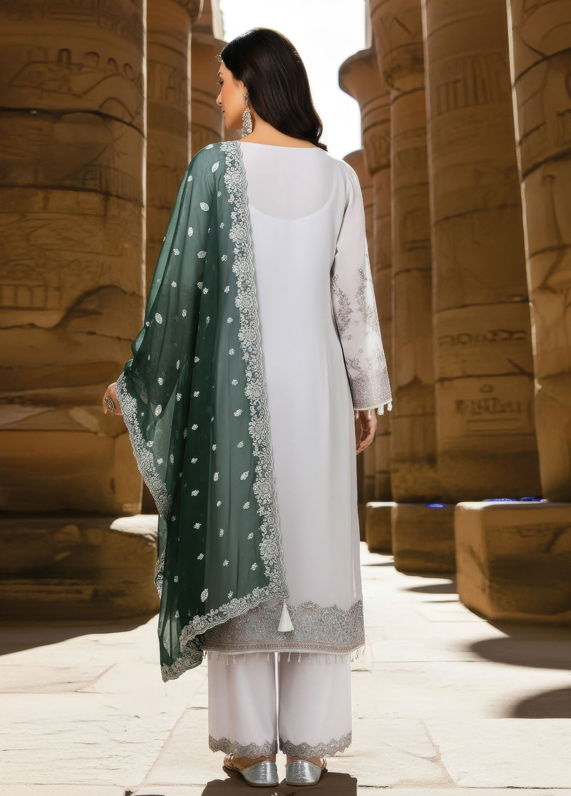 Mehr-E-Mah By Imrozia Premium Embroidered Chiffon 3 Piece Unstitched Suit IM25MMFI D-I-240 SELIN Mehr-E-Mah By Imrozia Premium Embroidered Chiffon 3 Piece Unstitched Suit IM25MMFI D-I-240 SELIN