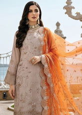 Mehr-E-Mah By Imrozia Premium Embroidered Chiffon 3 Piece Unstitched Suit IM25MMFI D-I-241 RUVEYDA