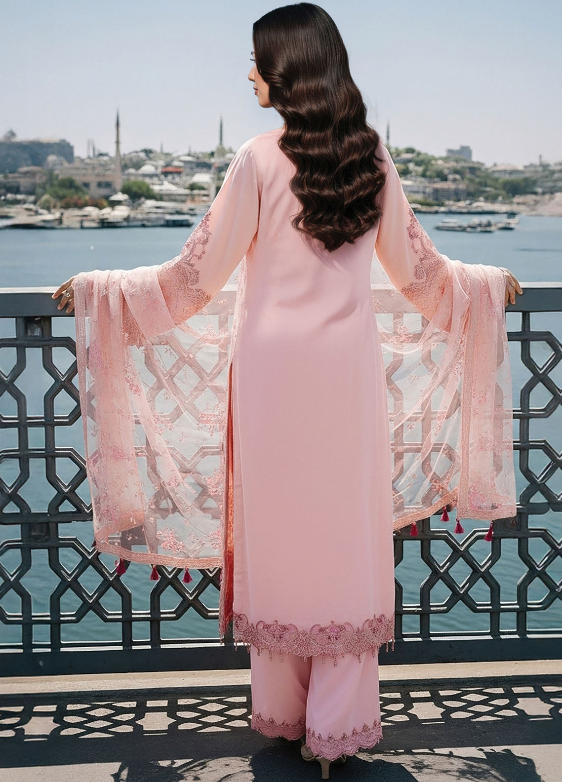 Mehr-E-Mah By Imrozia Premium Embroidered Chiffon 3 Piece Unstitched Suit IM25MMFI D-I-242 MELEKNAAZ Mehr-E-Mah By Imrozia Premium Embroidered Chiffon 3 Piece Unstitched Suit IM25MMFI D-I-242 MELEKNAAZ