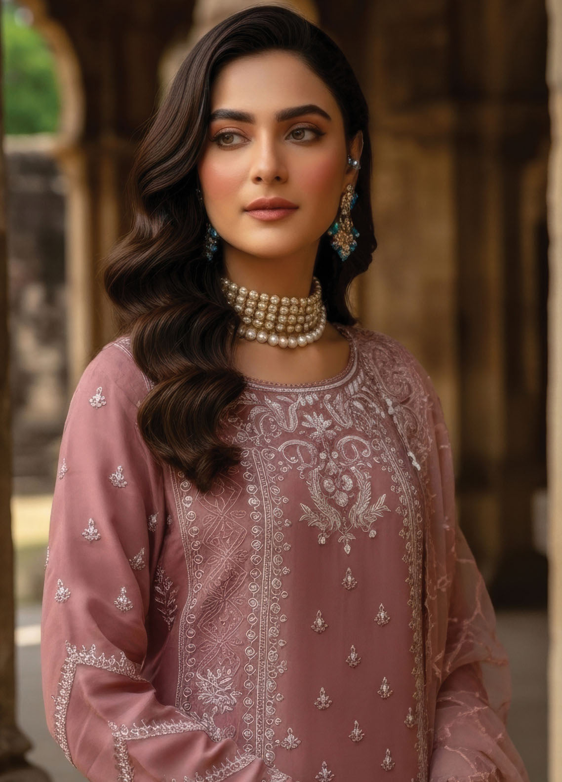 Mehr-E-Mah By Imrozia Premium Embroidered Chiffon 3 Piece Unstitched Suit IM25MMFI D-I-247 AYSEL Mehr-E-Mah By Imrozia Premium Embroidered Chiffon 3 Piece Unstitched Suit IM25MMFI D-I-247 AYSEL