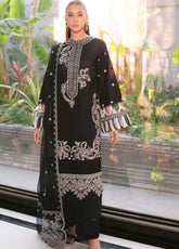 Meraki By Humdum Embroidered Lawn 3 Piece Unstitched Suit HD24M D-06