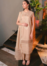 Meraki By Humdum Embroidered Lawn 3 Piece Unstitched Suit HD24M D-10