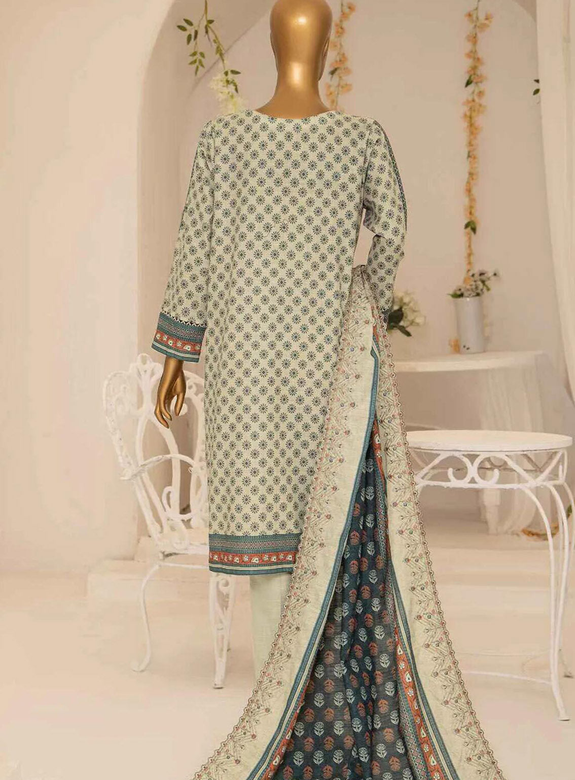 Meraki By HZ Textile Embroidered Khaddar 3 Piece Unstitched Suit HZ24M D-MKE-02 Meraki By HZ Textile Embroidered Khaddar 3 Piece Unstitched Suit HZ24M D-MKE-02