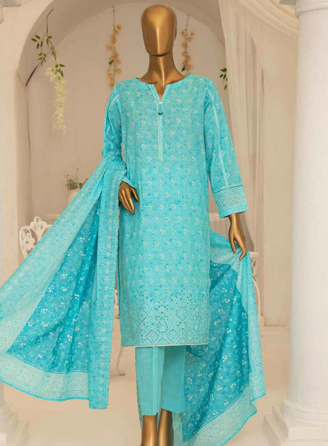 Meraki By HZ Textile Embroidered Khaddar 3 Piece Unstitched Suit HZ24M D-MKE-07 Meraki By HZ Textile Embroidered Khaddar 3 Piece Unstitched Suit HZ24M D-MKE-07