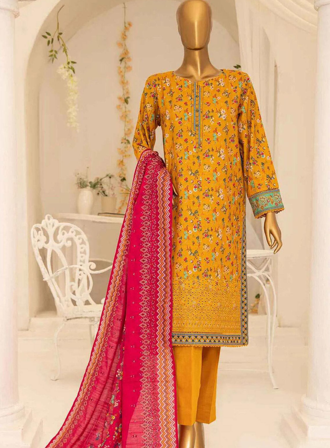 Meraki By HZ Textile Embroidered Khaddar 3 Piece Unstitched Suit HZ24M D-MKE-18 Meraki By HZ Textile Embroidered Khaddar 3 Piece Unstitched Suit HZ24M D-MKE-18