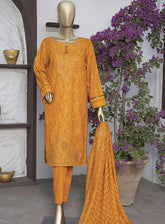 Meraki By HZ Textile Embroidered Khaddar 3 Piece Unstitched Suit HZ24M D-MKE-33
