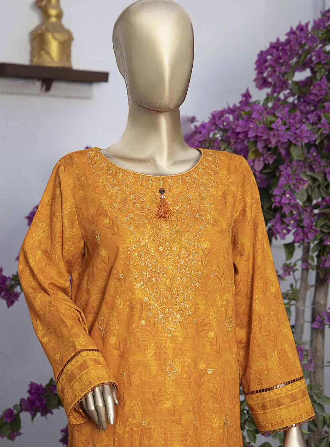 Meraki By HZ Textile Embroidered Khaddar 3 Piece Unstitched Suit HZ24M D-MKE-33 Meraki By HZ Textile Embroidered Khaddar 3 Piece Unstitched Suit HZ24M D-MKE-33
