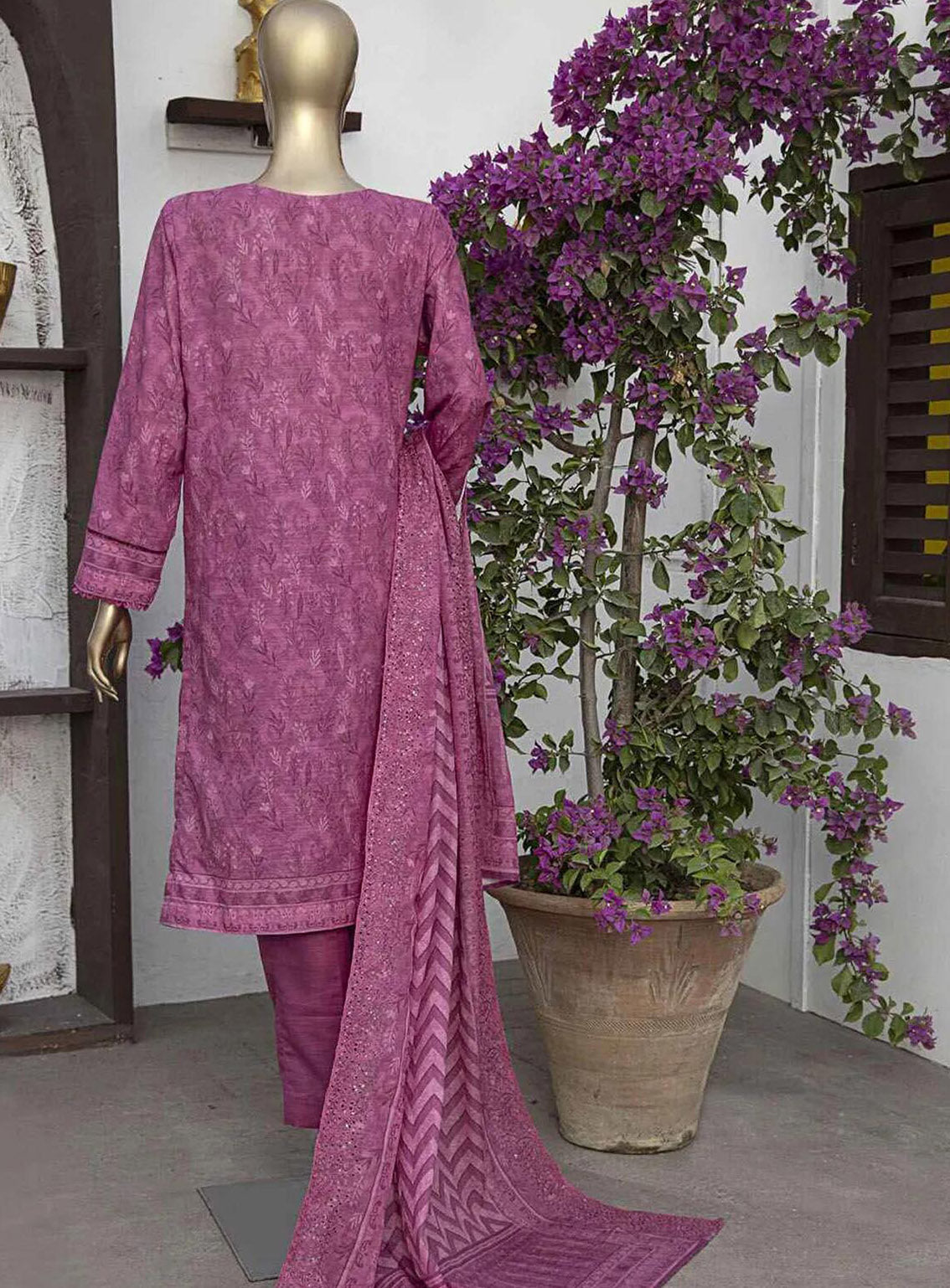 Meraki By HZ Textile Embroidered Khaddar 3 Piece Unstitched Suit HZ24M D-MKE-34 Meraki By HZ Textile Embroidered Khaddar 3 Piece Unstitched Suit HZ24M D-MKE-34