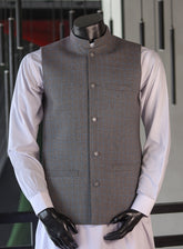 Michael Men Waistcoat Stitched RF23WC D-103516789-DGRY