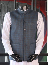 Michael Men Waistcoat Stitched RF23WC D-10352678930-BL