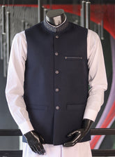 Michael Men Waistcoat Stitched RF24WC D-10437123-NBE