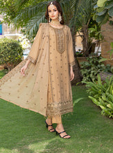 Minimal By Schick Fancy Embroidered Luxury Chiffon 3 Piece Semi Stitched Suit SDH24M FELC-03