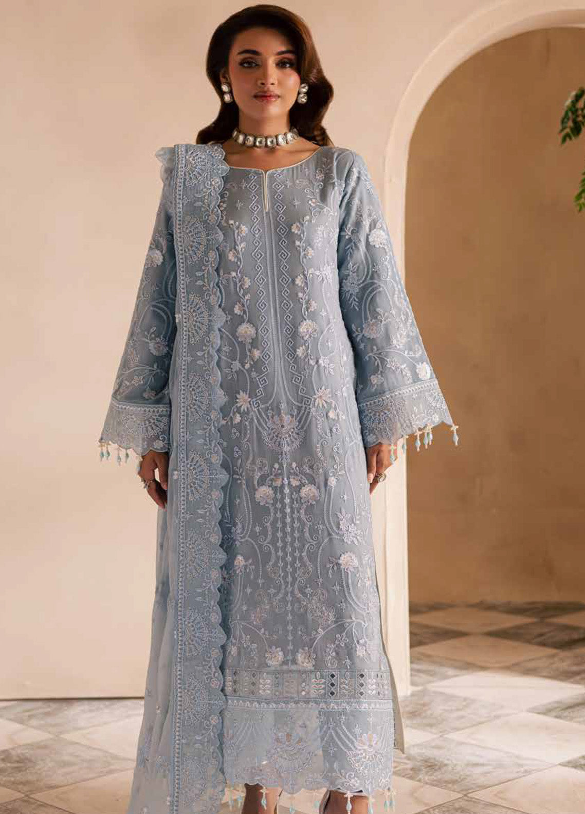 Miraal By Emaan Adeel Embroidered Chiffon 3 Piece Unstitched Suit EA25MLC D-AVIRA Miraal By Emaan Adeel Embroidered Chiffon 3 Piece Unstitched Suit EA25MLC D-AVIRA