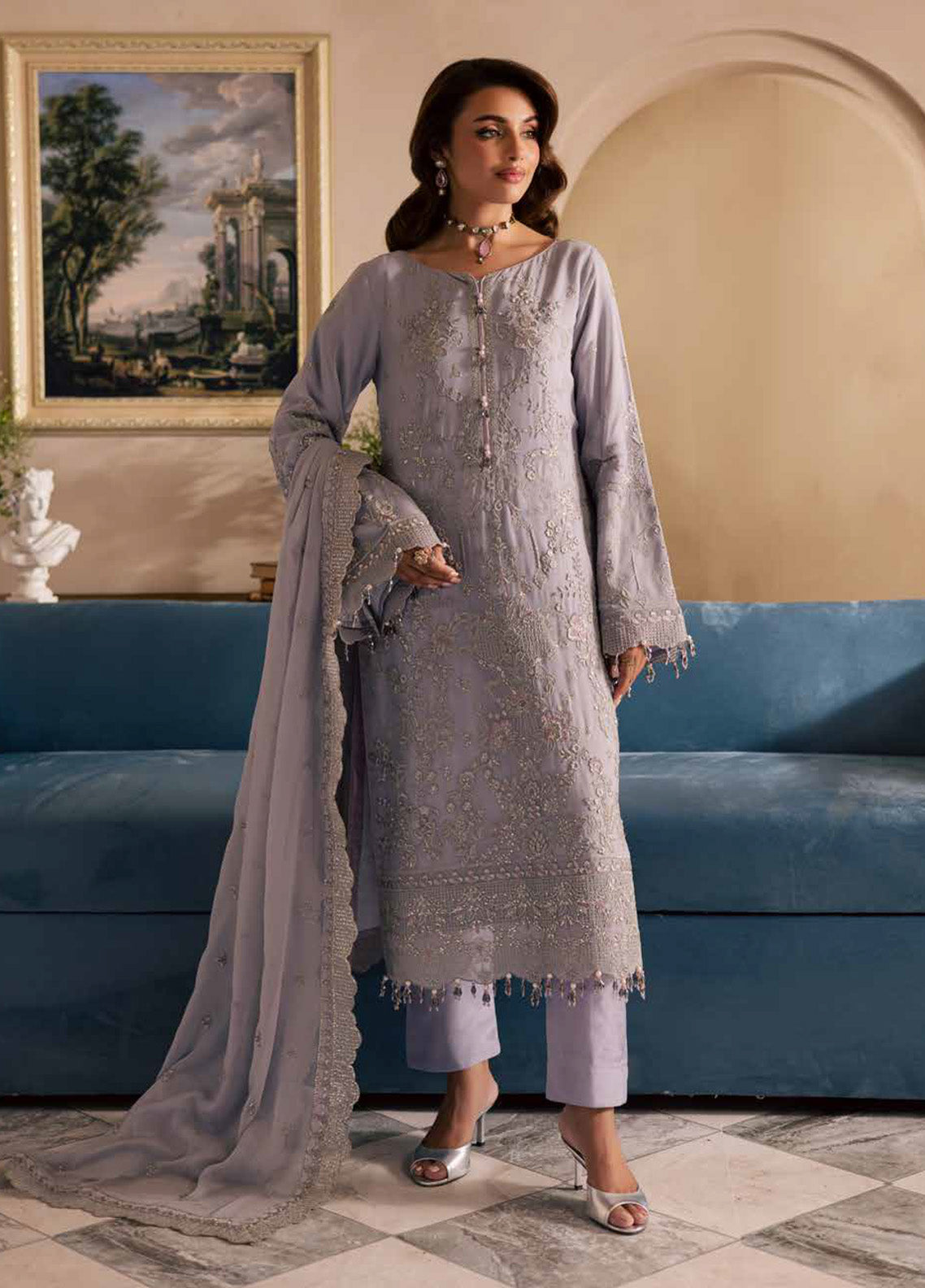 Miraal By Emaan Adeel Embroidered Chiffon 3 Piece Unstitched Suit EA25MLC D-SORINA Miraal By Emaan Adeel Embroidered Chiffon 3 Piece Unstitched Suit EA25MLC D-SORINA