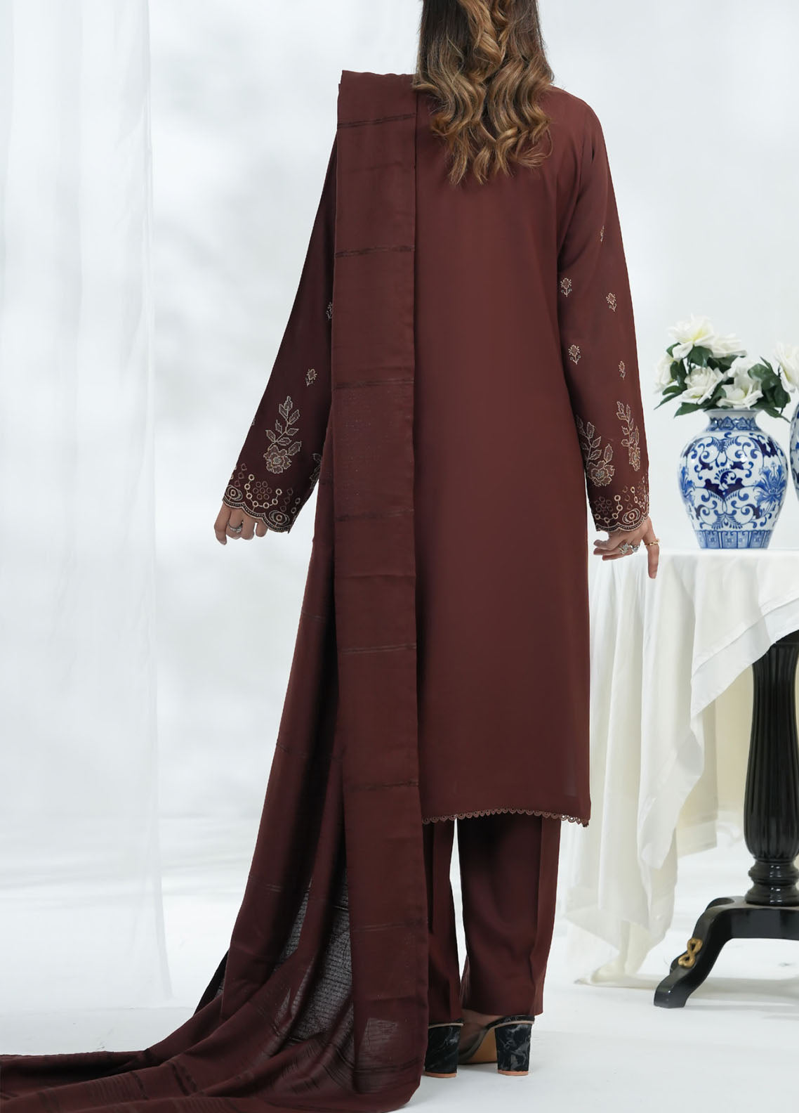 Miraas By VS Textile Embroidered Dhanak 3 Piece Unstitched Suit VS25MDWS D-41 Miraas By VS Textile Embroidered Dhanak 3 Piece Unstitched Suit VS25MDWS D-41