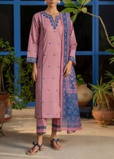 Misha By Casual Lite Pre Fall Embroidered Linen 3 Piece Stitched Suit CL25MD1 D-PF-03