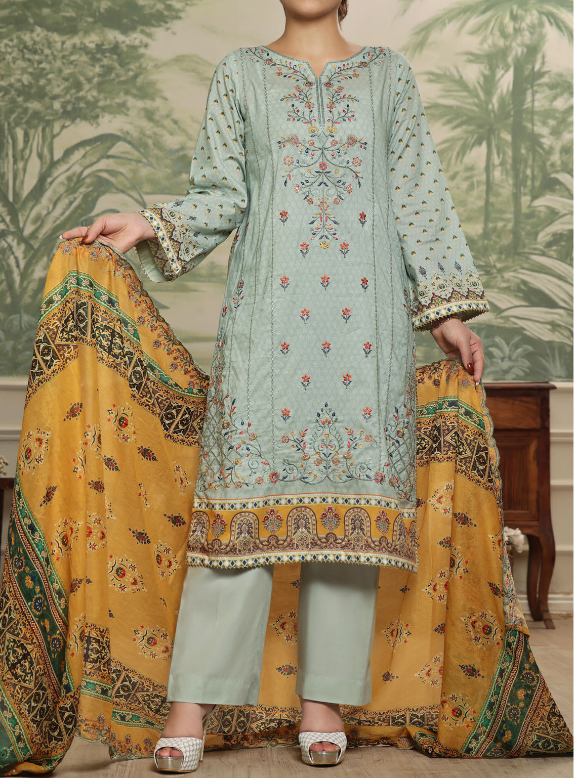 Misri By VS Textile Digital Embroidered Lawn 3 Piece Unstitched Suit VSU24M DELV2-375 Misri By VS Textile Digital Embroidered Lawn 3 Piece Unstitched Suit VSU24M DELV2-375