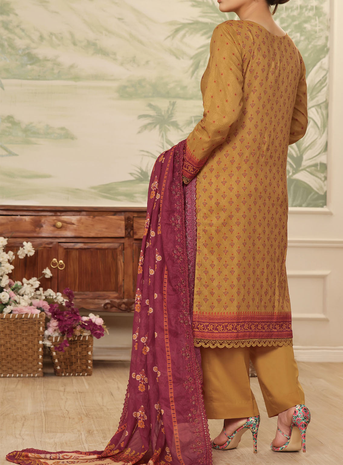 Misri By VS Textile Digital Embroidered Lawn 3 Piece Unstitched Suit VSU24M DELV2-378 Misri By VS Textile Digital Embroidered Lawn 3 Piece Unstitched Suit VSU24M DELV2-378