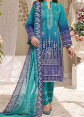 Misri By VS Textile Embroidered Lawn 3 Piece Unstitched Suit VS24ELV1 D-383