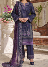 Misri By VS Textile Embroidered Lawn 3 Piece Unstitched Suit VS24ELV1 D-385