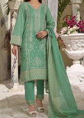 Misri By VS Textile Embroidered Lawn 3 Piece Unstitched Suit VS24ELV1 D-387