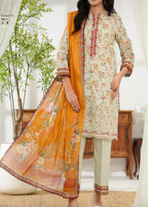 Misri By VS Textile Embroidered Lawn 3 Piece Unstitched Suit VS25EEV2 D-75